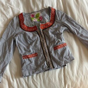 Free People Striped Blouse